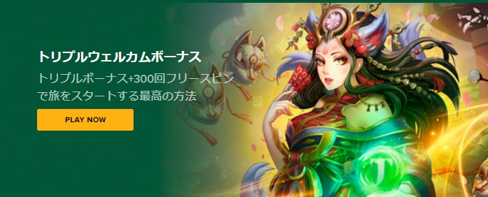 タスクカジノの初回入金ボーナス