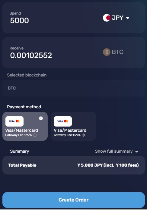 ベイブカジノでBANXAを使って仮想通貨を購入する